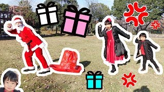 ★「お寝坊サンタにおうくんのプレゼント盗まれた～？」公園でピクニック★