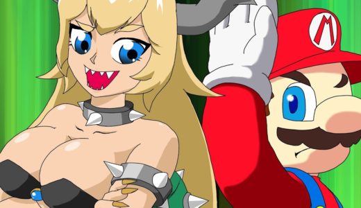 Bowsette VS Mario・クッパ姫 VS マリオ