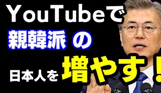 韓国外相「YouTubeを使って “親韓派” の日本人を増やす」